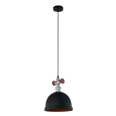 Lampa wisząca MOKKA MDM2859/1BK sufitowa Italux retro vintage