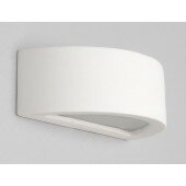 Lampa kinkiet OMEGA I 20cm biały ceramiczna Cleoni 