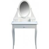 Toaletka ANDREA 137 cm biały lustro stolik makijaż retro